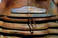 Old Chevrolet pickup with a hood logo Royalty Free Stock Photo