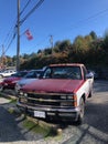 Old Chevrolet Silverado pickup truck