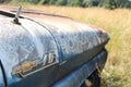 Old Chevy C10 in a field Royalty Free Stock Photo