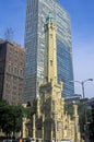 Old 1869 Chicago Water Tower, Chicago, Illinois Royalty Free Stock Photo