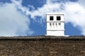 Old chimney on farmhouse Royalty Free Stock Photo