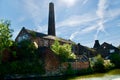 The old chimney and old Pottery factory at Longport Royalty Free Stock Photo