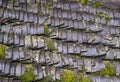 Old china roof tiles Royalty Free Stock Photo