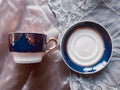 Old china tea set Royalty Free Stock Photo