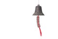 Old Chinese bells on white background. Clipping path Royalty Free Stock Photo