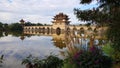 Old chinese bridge. Jianshui, Yunnan, China Royalty Free Stock Photo