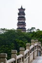 Old Chinese Buddhist Tower Royalty Free Stock Photo