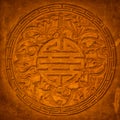 Old Chinese Carving Royalty Free Stock Photo