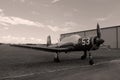 Old Chinese fighter plane side view