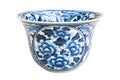 Old chinese flowers pattern style painting on the ceramic bowl