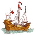 Old chinese ship