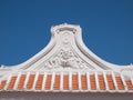 Old chinese stucco on the roof Royalty Free Stock Photo