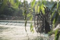 Old Chinese Wooden Water Wheel Royalty Free Stock Photo
