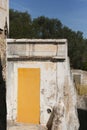 Old and chipped facade in Elvas Royalty Free Stock Photo