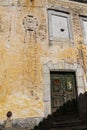 Old and chipped facade in Elvas Royalty Free Stock Photo