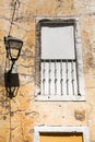 Old and chipped facade in Elvas Royalty Free Stock Photo