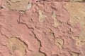 Old chipped plaster on the concrete wall, great background or texture for your project Royalty Free Stock Photo