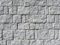 Old chipped white brick wall texture Royalty Free Stock Photo