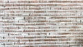 Old chipped white brick wall texture Royalty Free Stock Photo