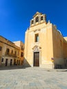 Old chirch on the Piazza Europa in Favignana Royalty Free Stock Photo