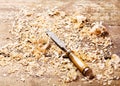 Old chisel Royalty Free Stock Photo