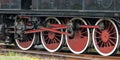 Old choo-choo train wheels