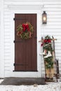 Old Christmas Door