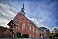 Old church with blue sky