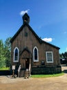 Original church building in Barkerville.