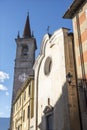 Sunlight on Church Buildings, Varenna, Italy