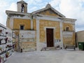 Old church of the cemetery of the island of Ponza in Italy.