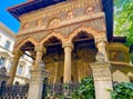 An old church in the city center of Bucharest in Romania Royalty Free Stock Photo