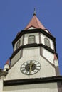 Old church clock tower Royalty Free Stock Photo