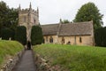 Old Church in Cotswold district of England Royalty Free Stock Photo