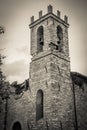 Old church destroyed by the earthquake