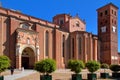 OLD CHURCH IN THE DOWNTOWN OF ASTI IN ITALY Royalty Free Stock Photo