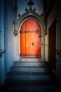Old church entrance doors in Germany, Europe Royalty Free Stock Photo