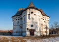 The old church is a fortress in Ukraine Royalty Free Stock Photo