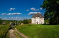 The old church is a fortress in Ukraine in the village of Sutkivtsi