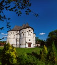 The old church is a fortress in Ukraine in the village of Sutkivtsi