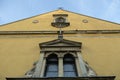 Old church front facade Royalty Free Stock Photo