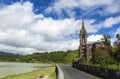 Old Church in Furnas Village, Furnas Lagoon, Island Azores, Portugal.