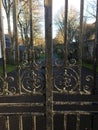 Old Church Gates Royalty Free Stock Photo