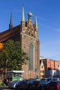 Old Church on Gdansk Street. Poland