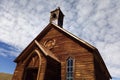 Old church in ghost town Bodie, California Royalty Free Stock Photo