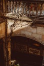 Old Church in the Gothic Quarter of Barcelona. It is aslo called as Barri Gotic Royalty Free Stock Photo