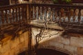 Old Church in the Gothic Quarter of Barcelona. It is aslo called as Barri Gotic Royalty Free Stock Photo