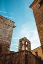 Old Church in the Gothic Quarter of Barcelona. It is aslo called as Barri Gotic Royalty Free Stock Photo