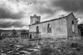 Old Church and Grave Yarrd Royalty Free Stock Photo