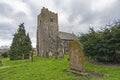Old english rural country church in village Royalty Free Stock Photo